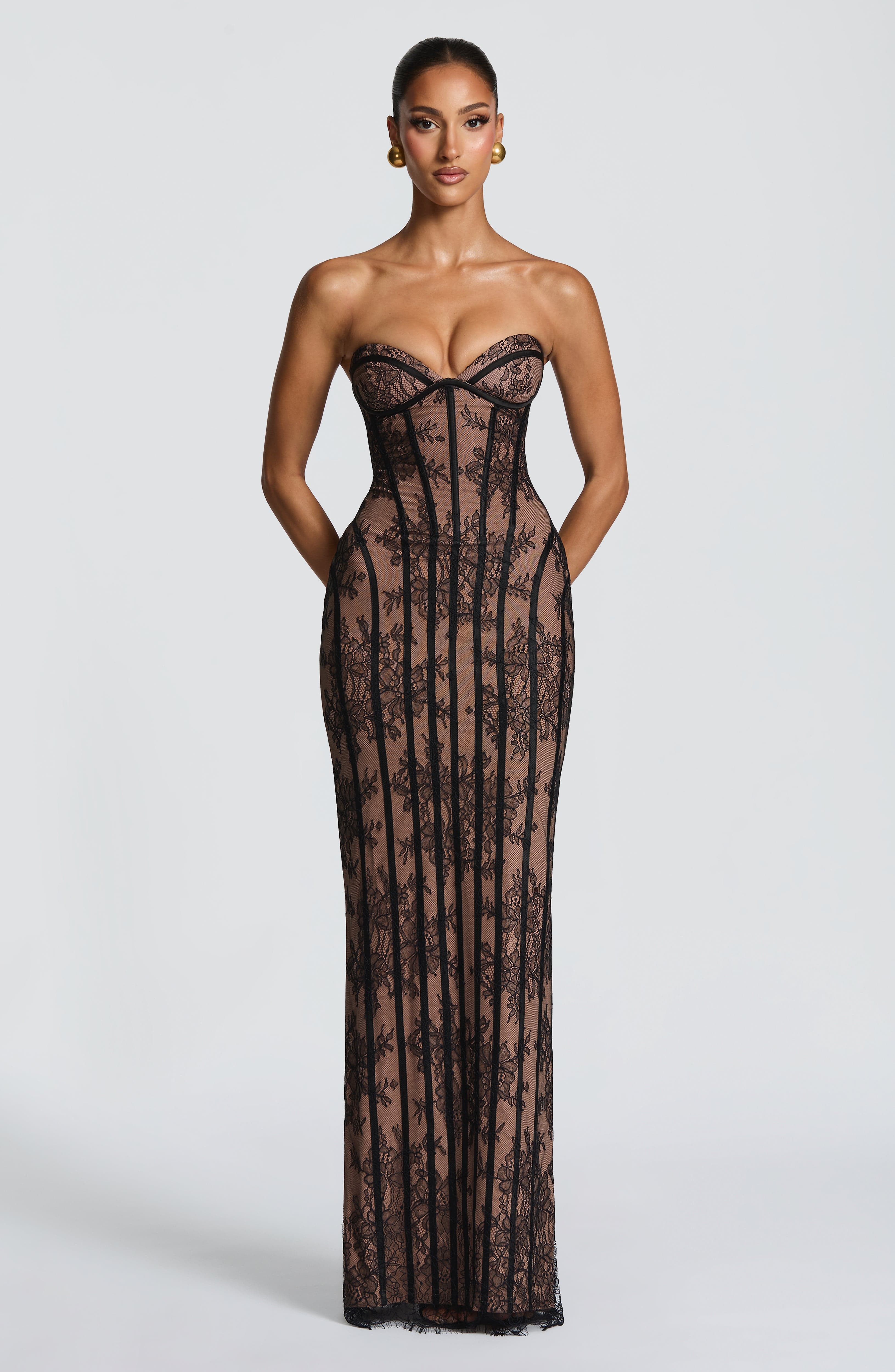 Sian Maxi Dress - Black